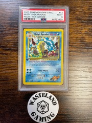 2000 Gym Challenge 13 Misty's Gyarados Holo 1st Edition PSA 9 46723939